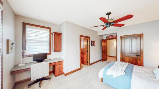 Lots of natural light & 4-panel birch doors.
