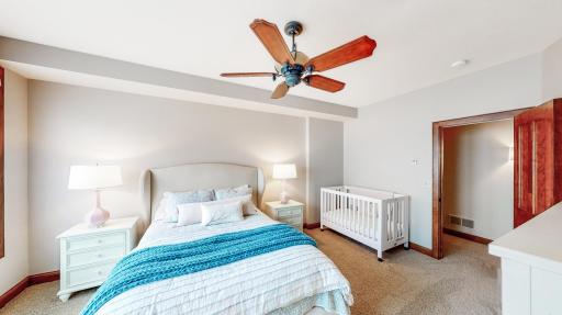 In-floor radiant heat throughout lower-level. Large walk-in closets in all bedrooms.