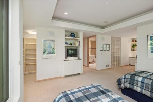 Note - the elevator is only a few feet away from this bedroom. This home won ASID award for the accessible design of the year in Midwest Home & Design Magazine.