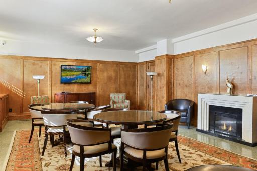 The party room is free to reserve for any resident