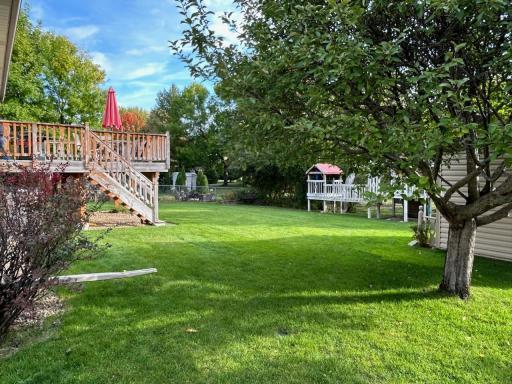 Photo for 4936 Campanaro Lane, White Bear Lake, MN 55110 - Listing #6267015 View from the south side of the back yard to the north side.