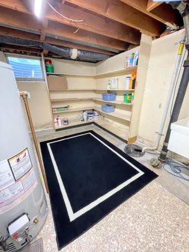 More Storage in the Laundry Room (with a large closet, too!)