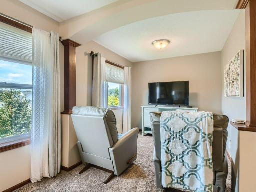 Photo for 12422 Alamo Street NE, Blaine, MN 55449 - Listing #6267681 2nd Floor Primary Bedroom sitting room. Great for a den, office, reading nook or more dressors.