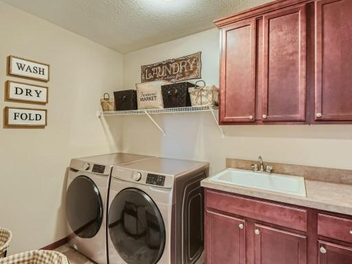 Photo for 12422 Alamo Street NE, Blaine, MN 55449 - Listing #6267681 2nd Floor Laundry Room - Washer and Dryer are only 1 year old.