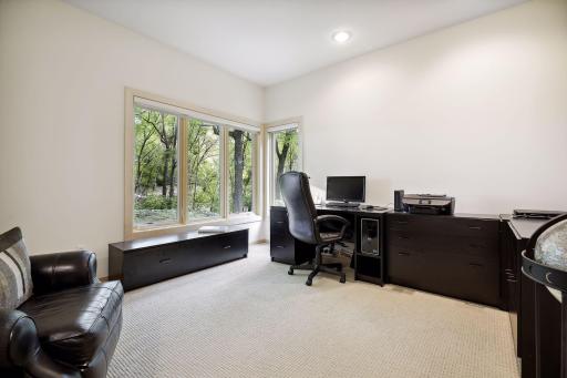Main floor 2nd bedroom currently used as an office
