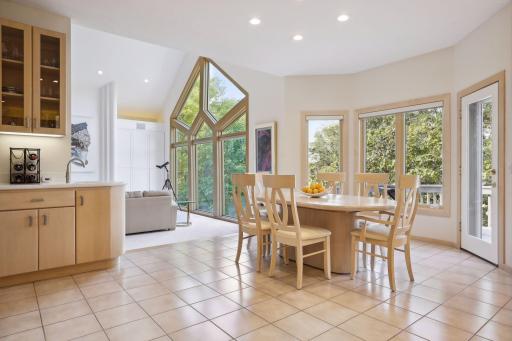 Not a place in this home where you are not surrounded by the outdoors
