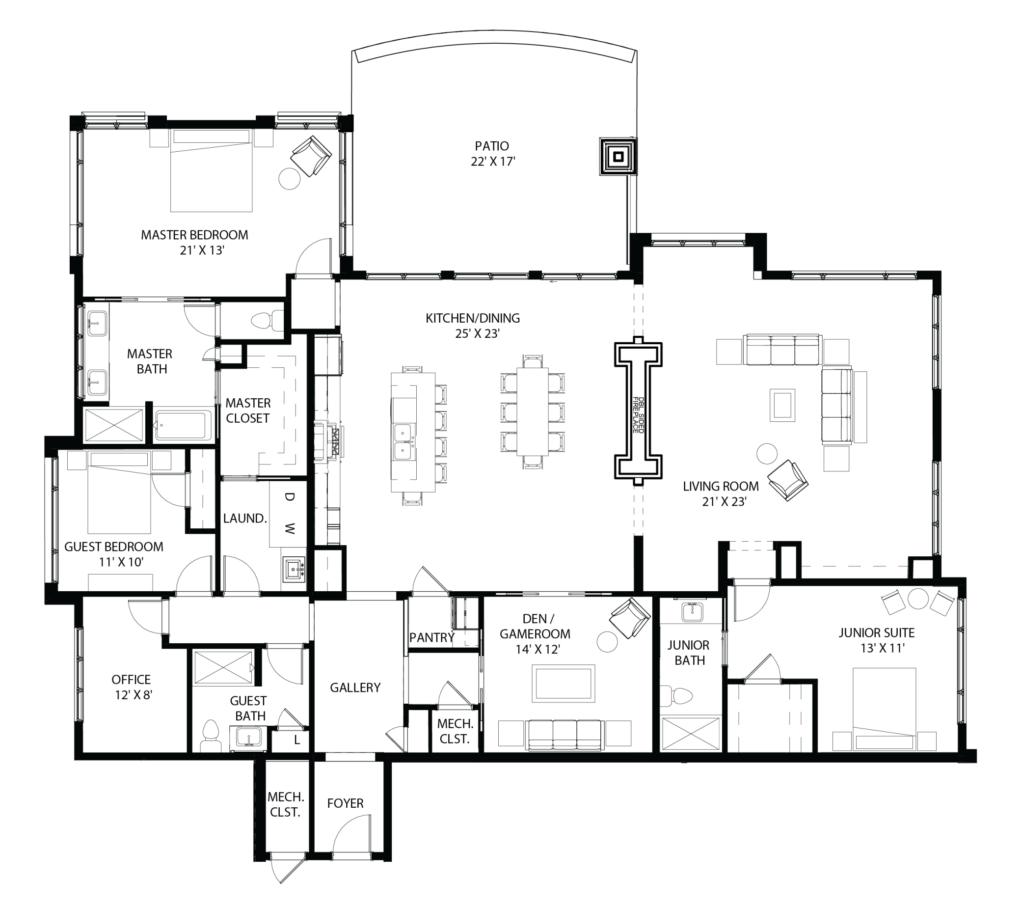 Condo 209 Floor Plan