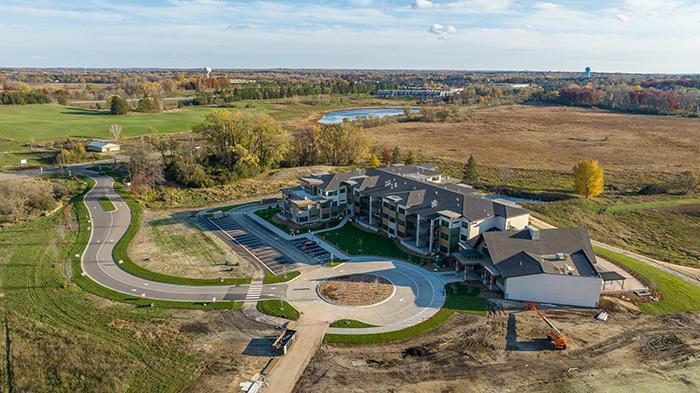 Aerial Shots of Hill Farm Condominiums - October 2023