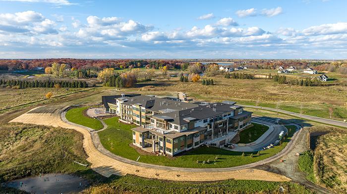 Aerial Shots of Hill Farm Condominiums - October 2023