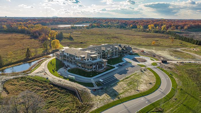 Aerial Shots of Hill Farm Condominiums - October 2023