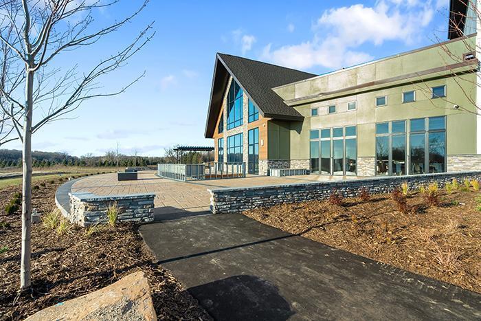 Our Club Room Patio at Hill Farm Condominiums - November 2023