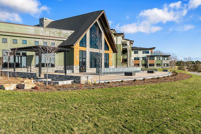Our Club Room Patio at Hill Farm Condominiums - November 2023