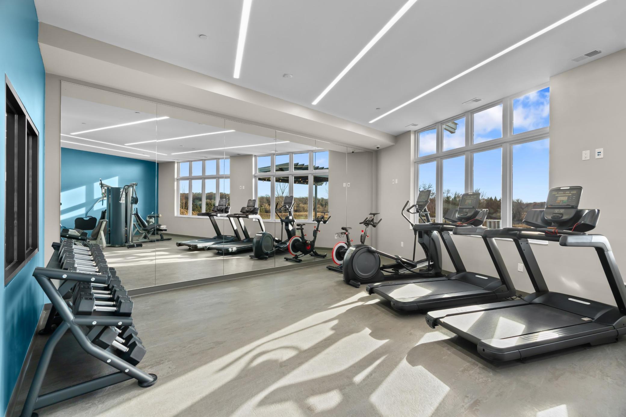 Our Fitness Studio at Hill Farm Condominiums