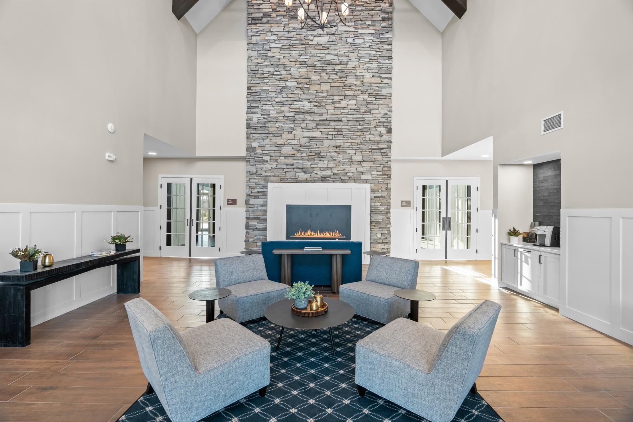 Our Lobby at Hill Farm Condominiums