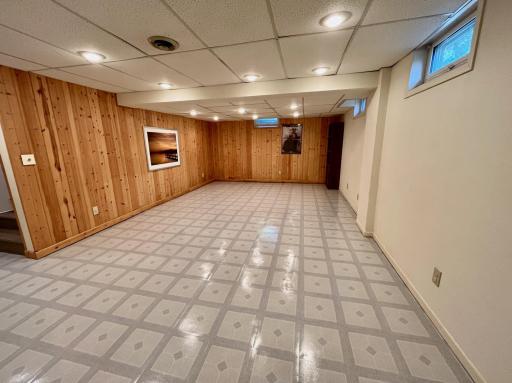Basement family room