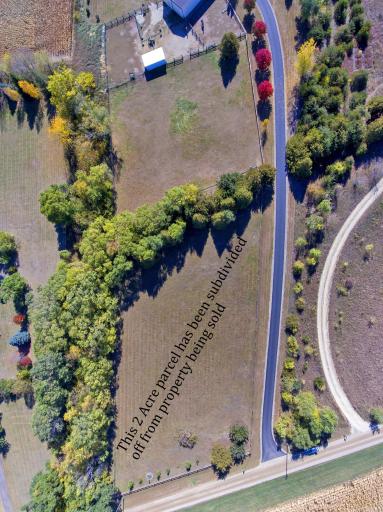 Owners have subdivided the front 2.01 acres off property for future home.