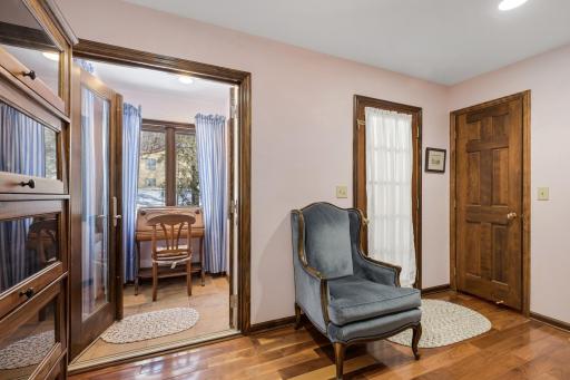 Main Floor Third Bedroom Perfect for a Den or Library