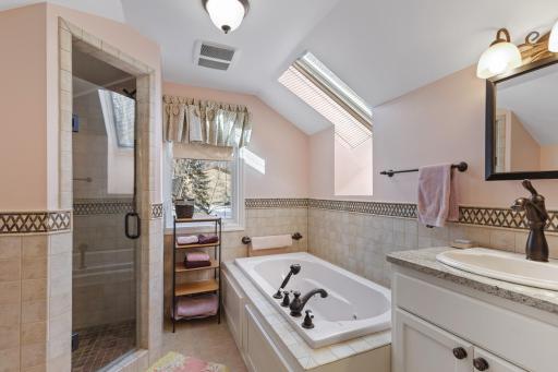 Charming Second Floor Full Bath with Tub and Shower