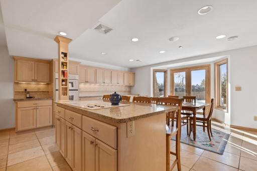Walkout Level Full Kitchen Flows to Outdoor to Patio