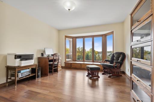 Main Level 2nd Bedroom with Lake Views, New Hardwood Floors and Private Full Bath