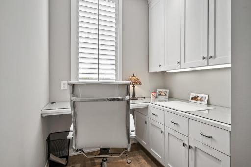 "Command Central" on the main level makes a wonderful office!