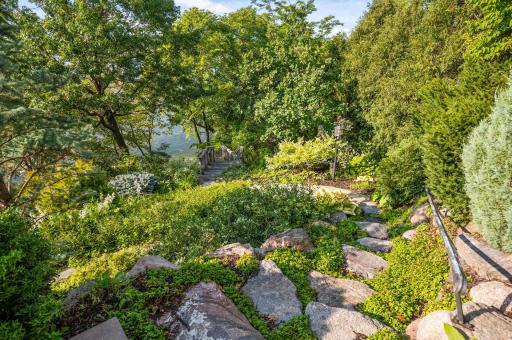 Low maintenance yard allows more time for fun on the lake.