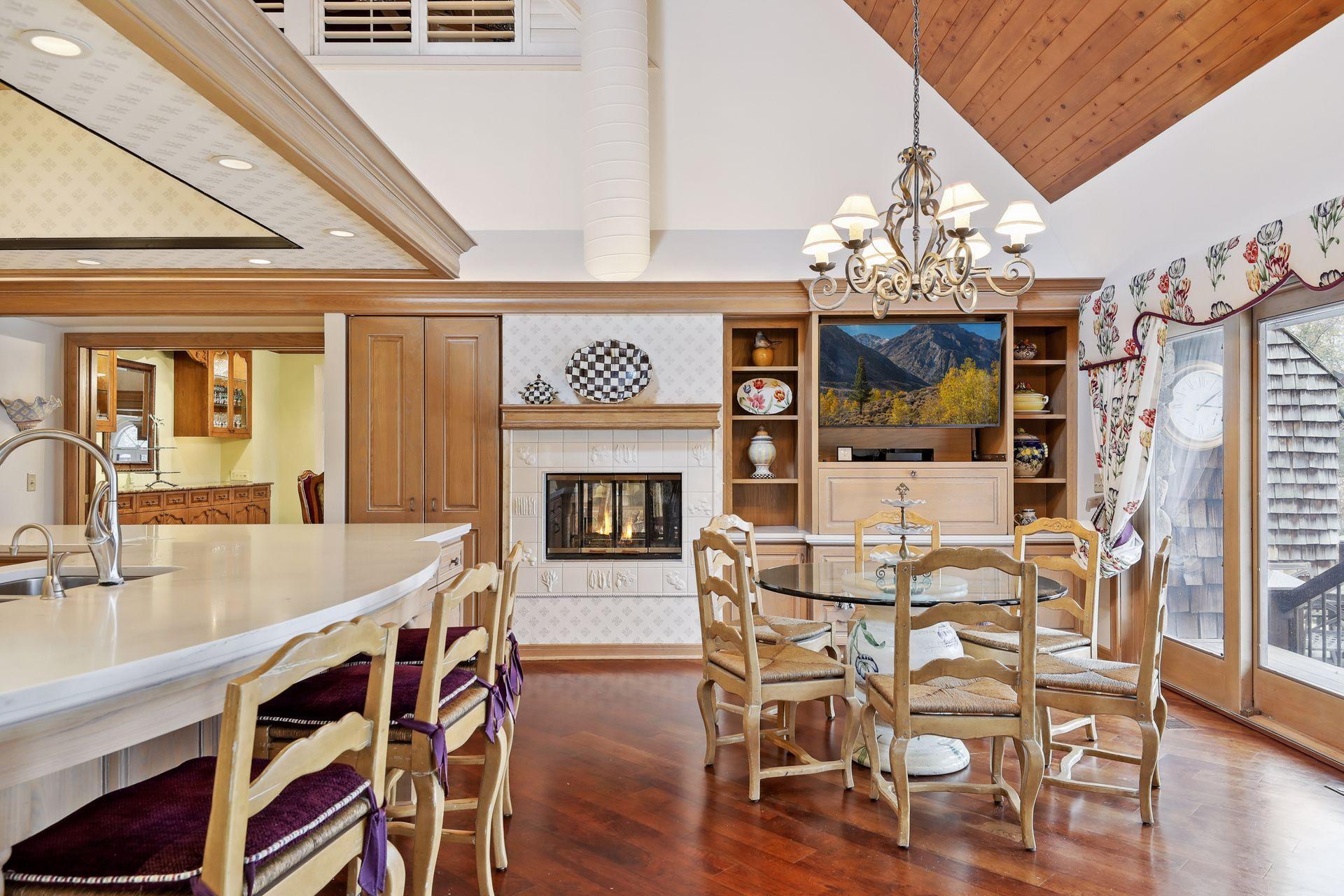 Built-In Media Area, and Add'l Pantry Cabinets