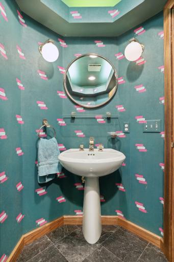 Lower Level Half Bath off of the Family Room