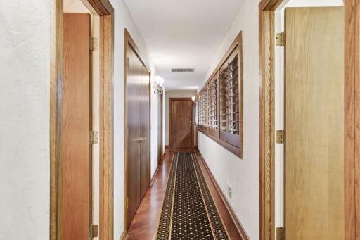 Hallway Behind Kitchen to Garage and Suite