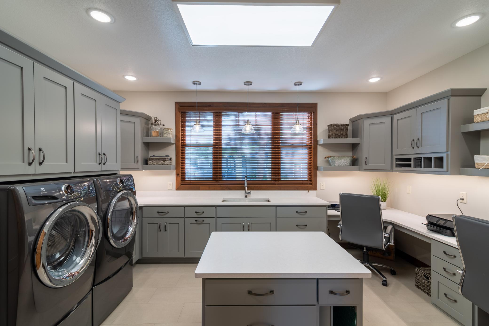 Custom laundry/craft room or office!