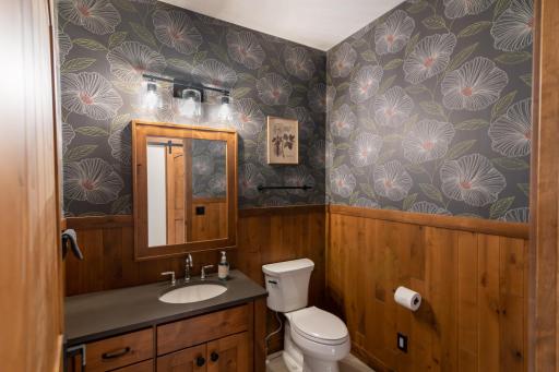 Main floor half bathroom