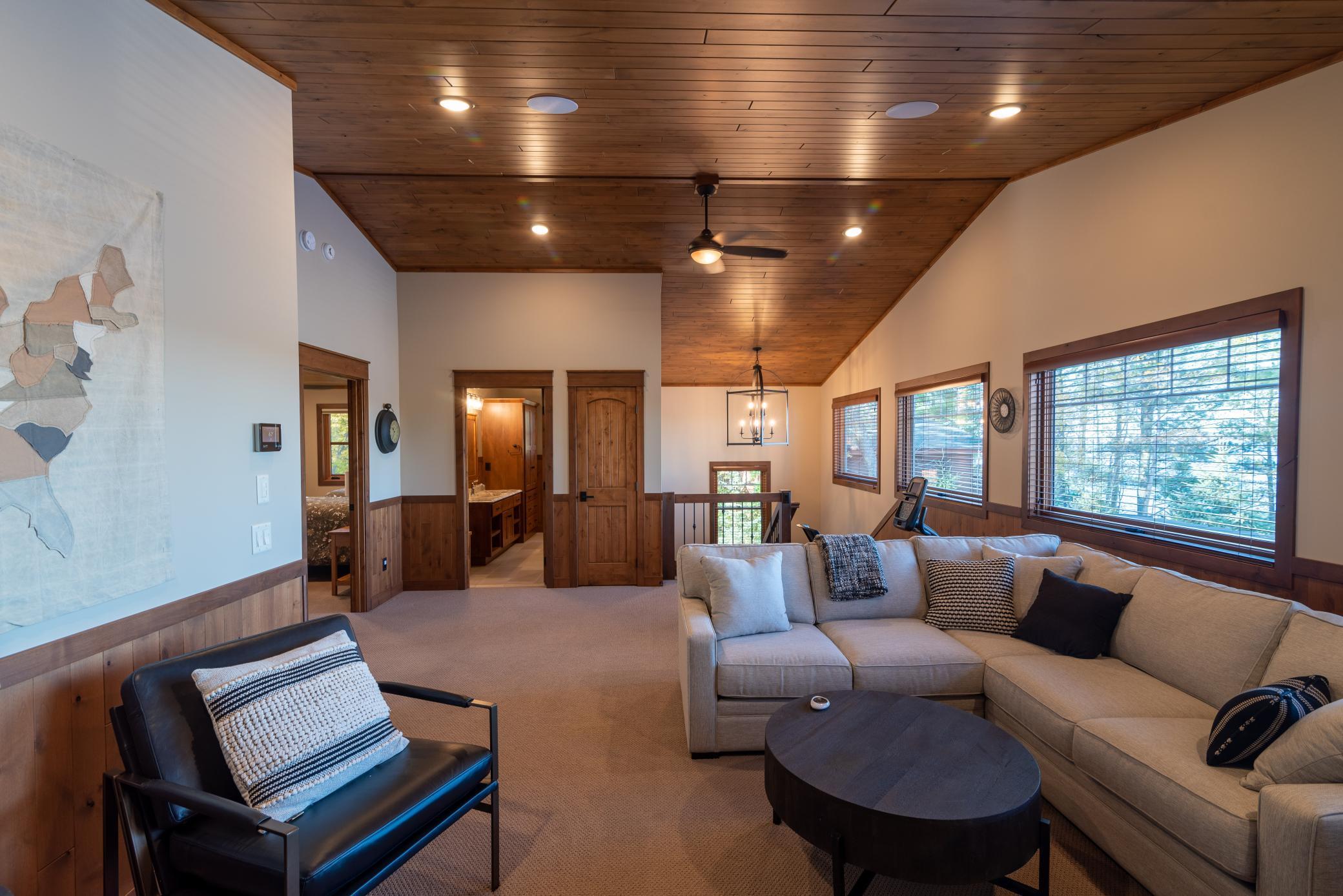 Upper level family room