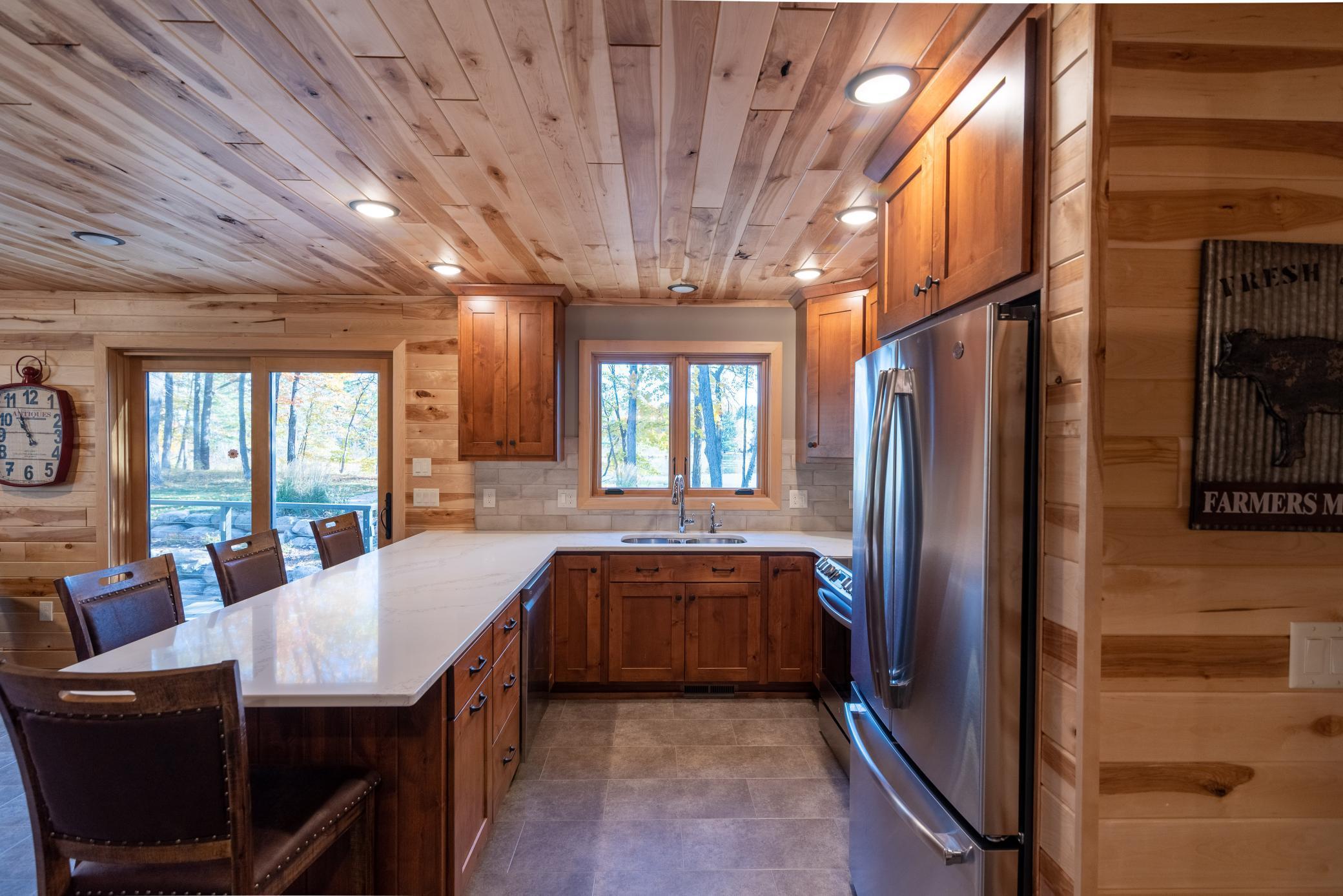 Full kitchen in guest house