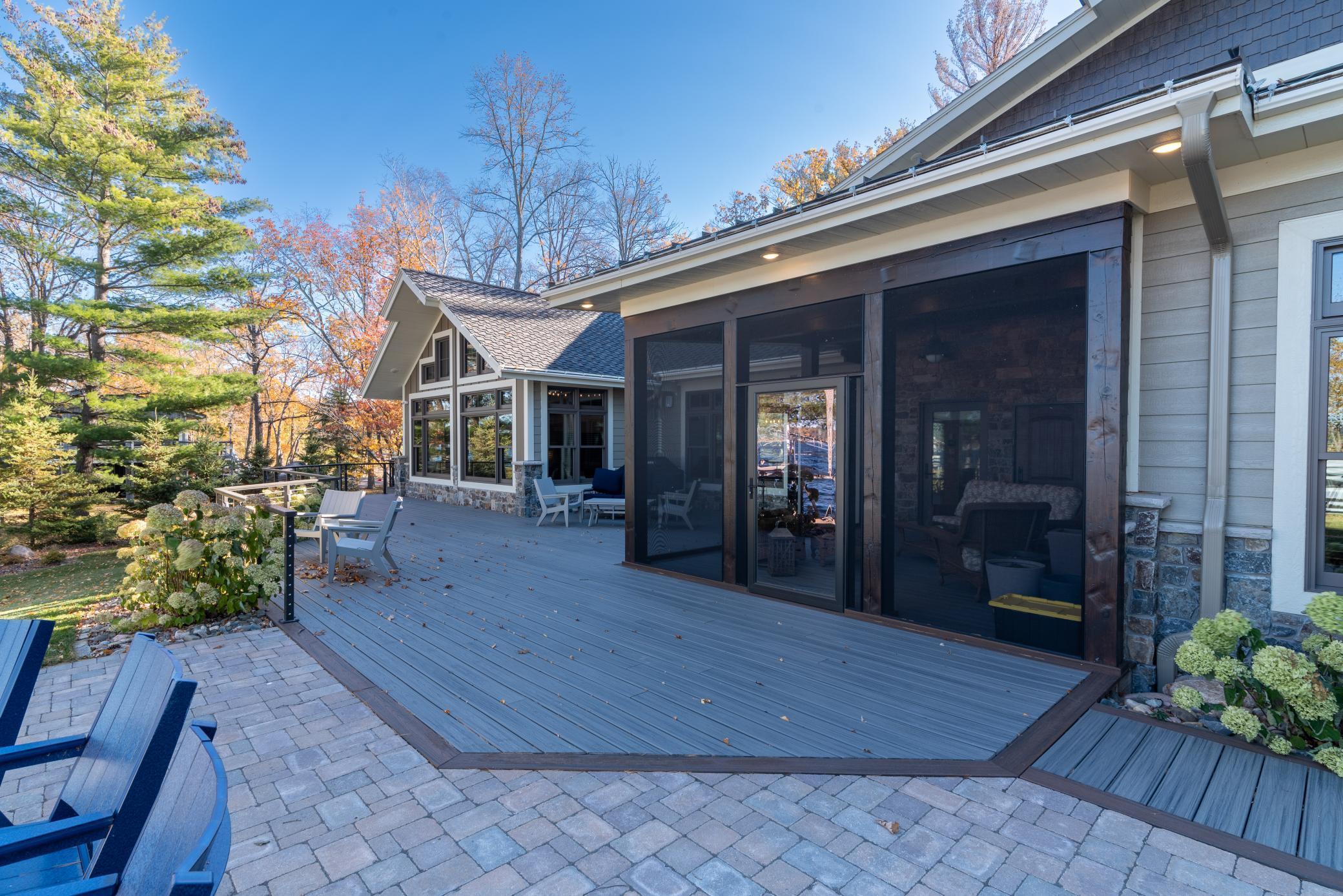 Lakeside primary suite, screen porch and four-season porch!