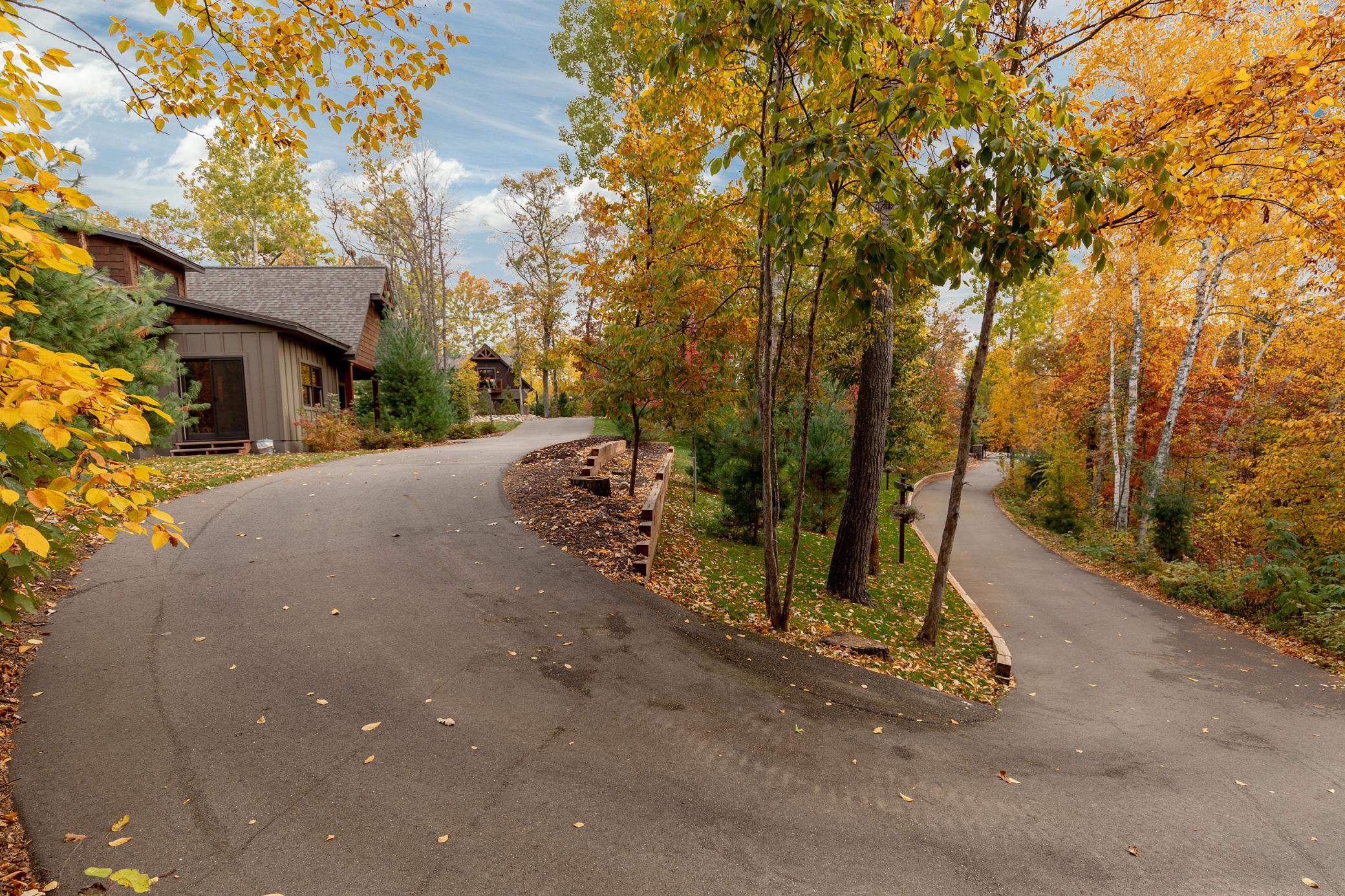 Half-Moon gated driveway