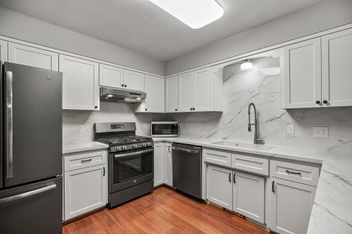 Kitchen has been updated