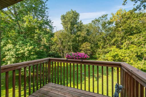 Master bedroom balcony