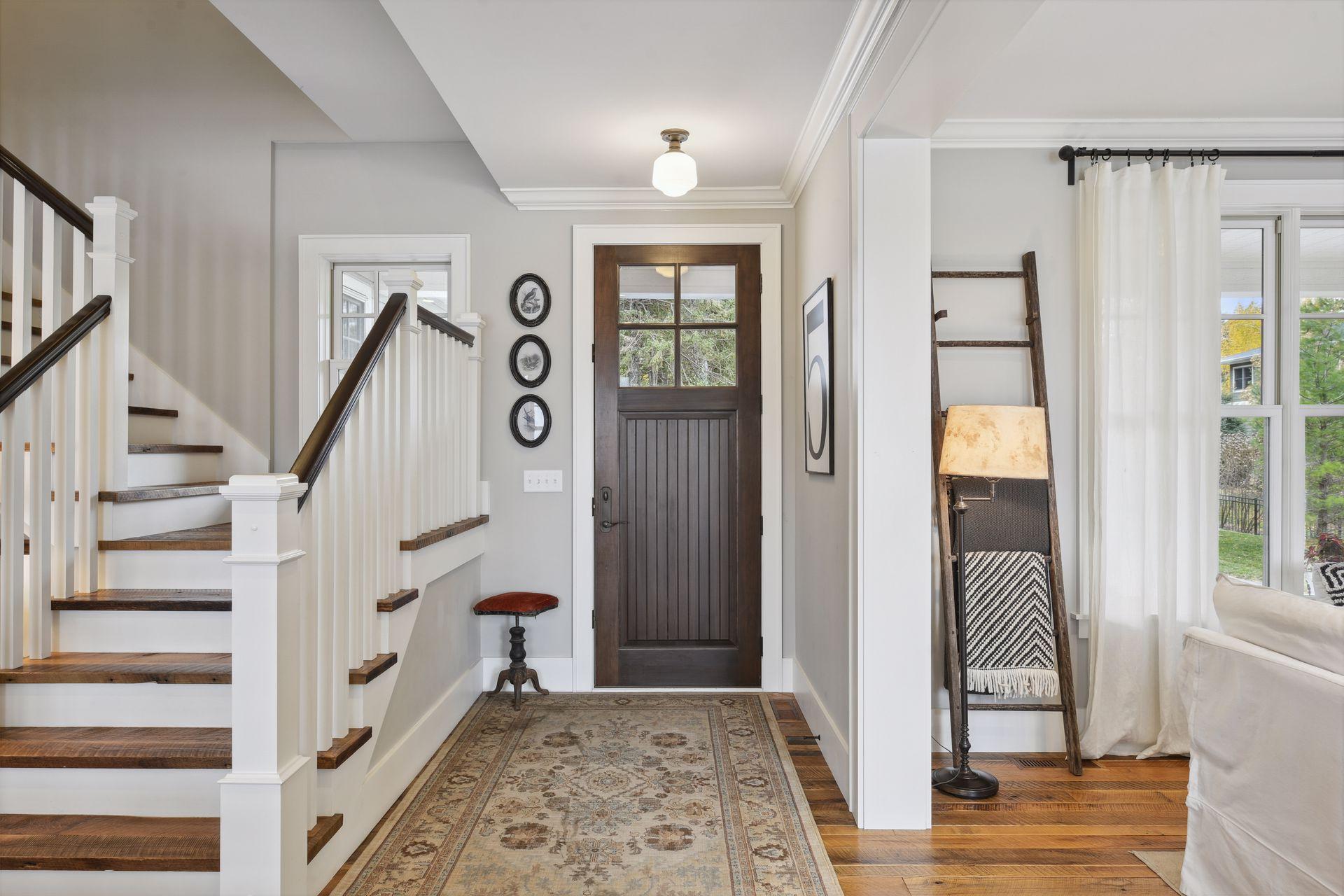 Foyer opens to Great Room concept with stunning lake views