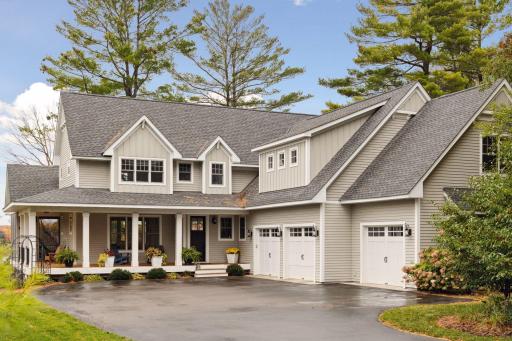 Steps to wrap around porch