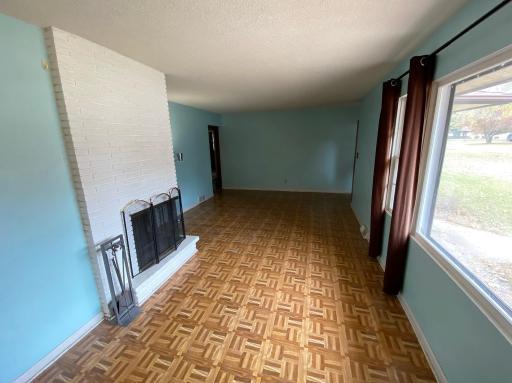 Wood burning FP in living room