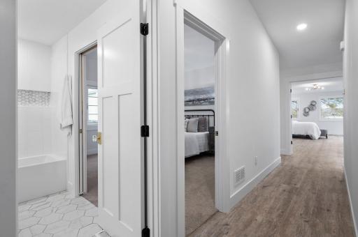walkthrough bath for 2nd BR and guests on main level