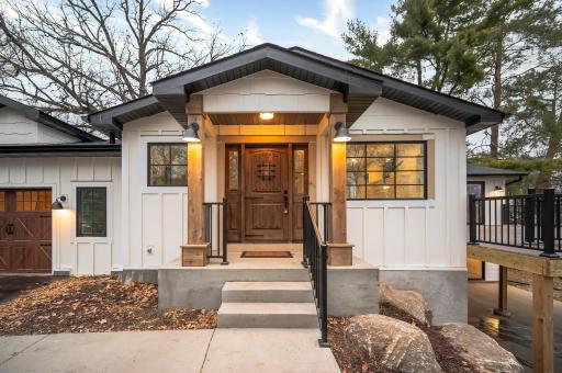 Nearly new construction on lake minnetonka