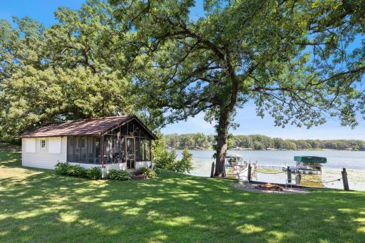 Perfect spot to relax after a fun day at the lake.