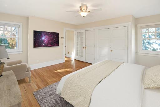 4639 Fremont Ave S - Primary suite with windows on 3 sides. Closet within this room, but also has separate dressing room.