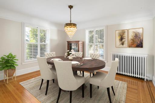 4639 Fremont Ave S - Dining Room with inlay floor