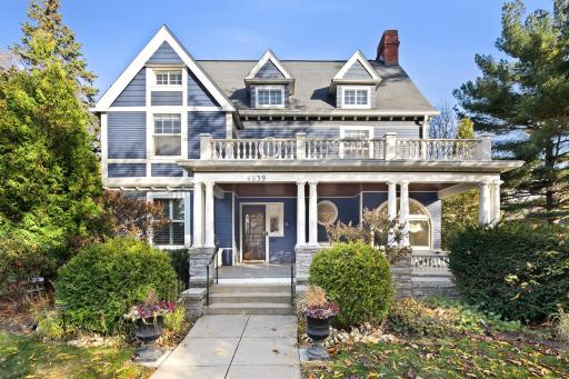 4639 Fremont Ave S - Designed by Architect Harry Wild Jones in 1900. Located in historic section of Lynnhurst neighborhood of Minneapolis. Image captured this past fall.