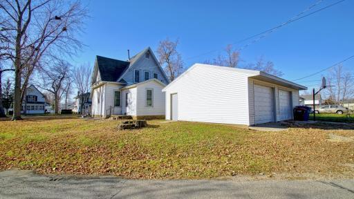 Back View - Detached Oversized 2 Car Garage