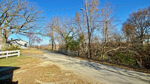 View behind the property