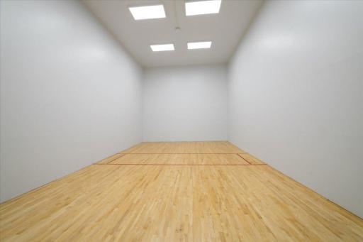 Racquetball Court located directly above the pool and close to the condo
