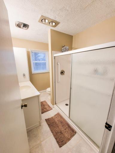 Full bath on second level